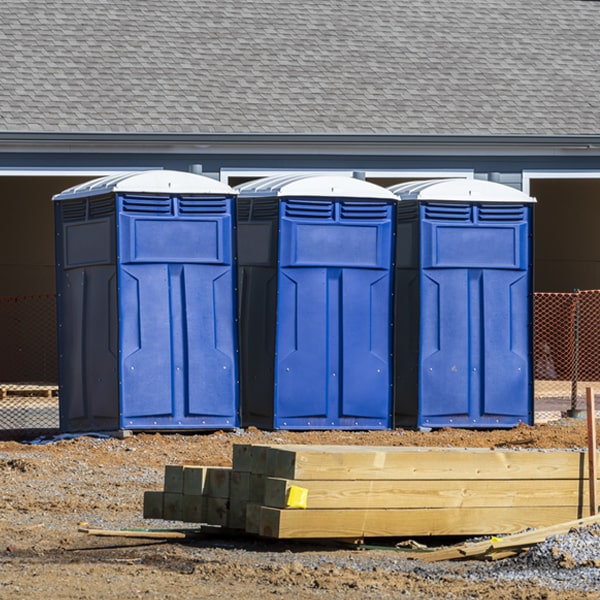 what is the maximum capacity for a single portable toilet in Ojus